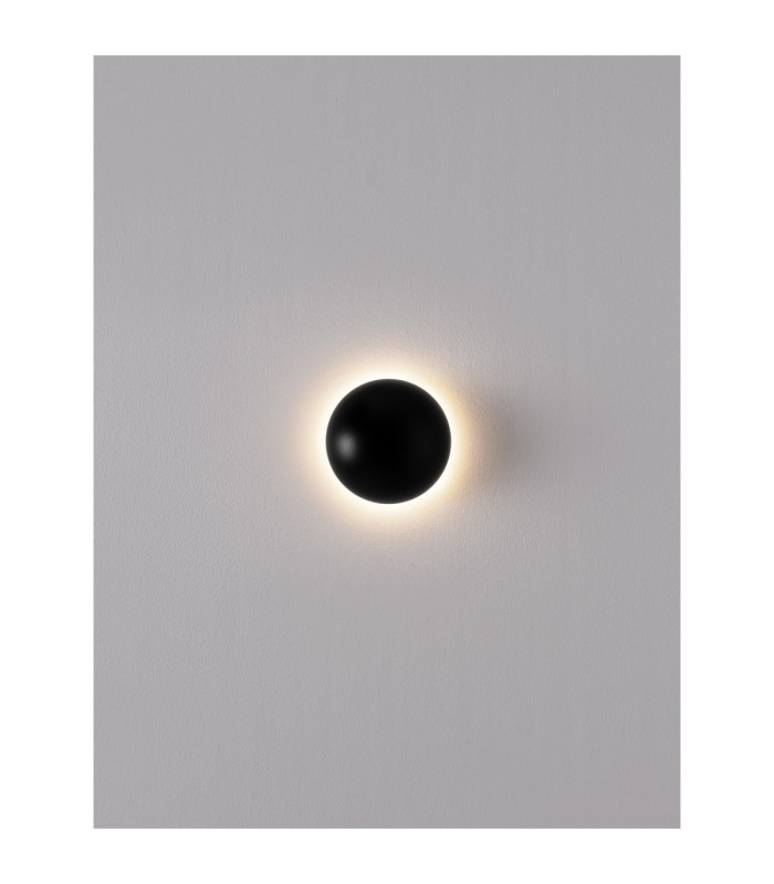 Iona Integrated LED Wall Lamp Sandy Black LED 3W 119lm 3000K-12
