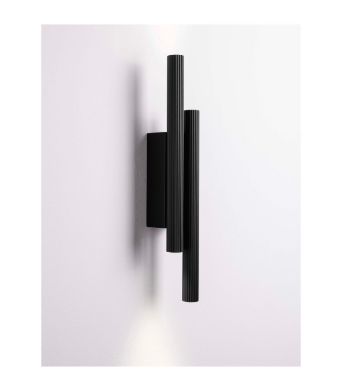 Paron Up & Down Wall Lamp Sandy Black LED 15W 715lm 3000K-6