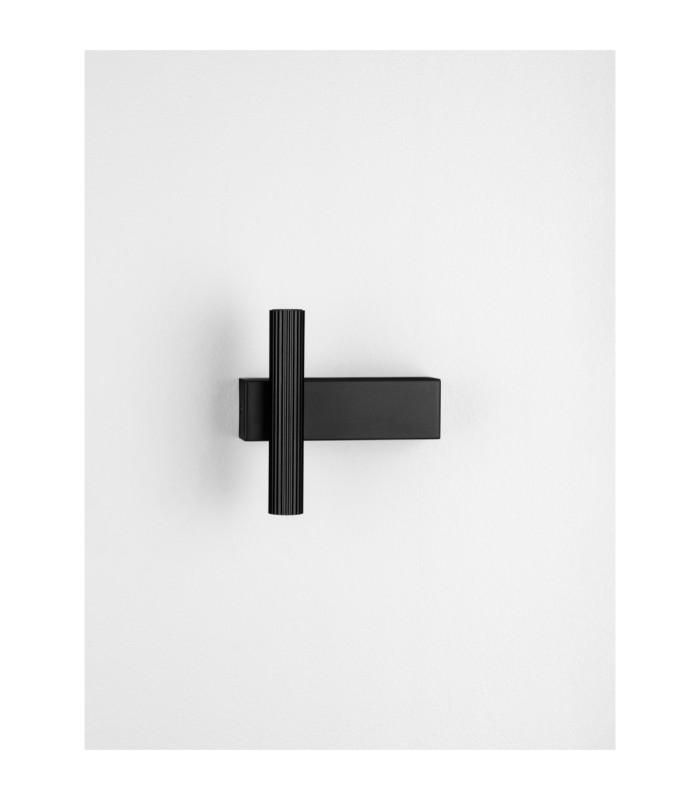 Paron Up & Down Wall Lamp Sandy Black LED 6W 326lm 3000K-3