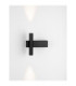 Paron Up & Down Wall Lamp Sandy Black LED 6W 326lm 3000K-4