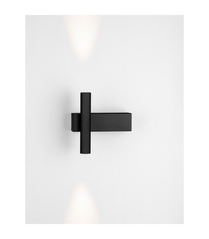 Paron Up & Down Wall Lamp Sandy Black LED 6W 326lm 3000K-4