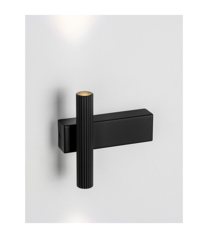 Paron Up & Down Wall Lamp Sandy Black LED 6W 326lm 3000K-5
