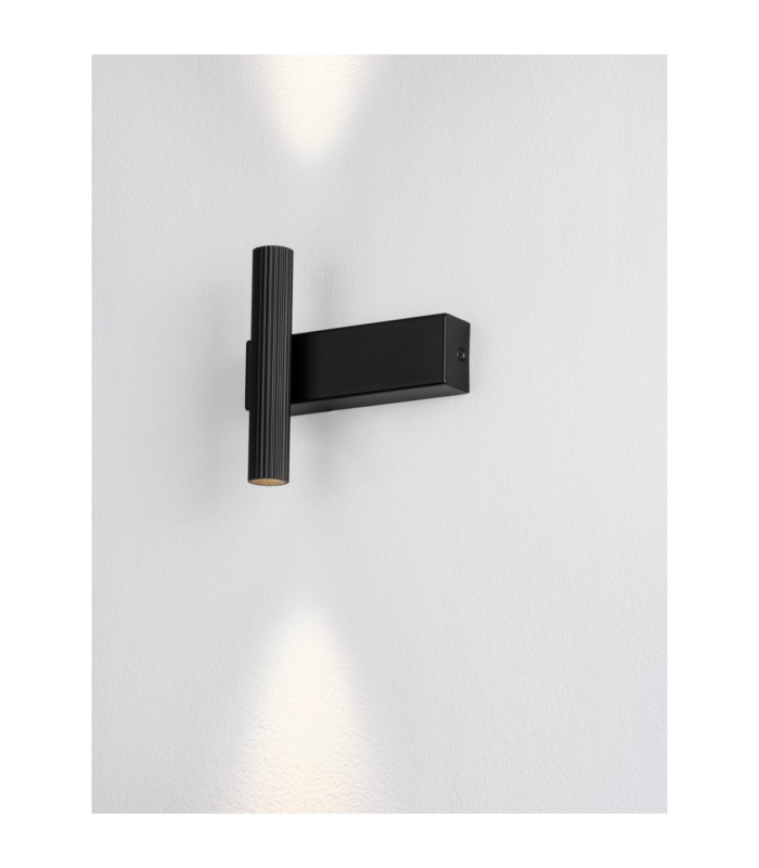 Paron Up & Down Wall Lamp Sandy Black LED 6W 326lm 3000K-6