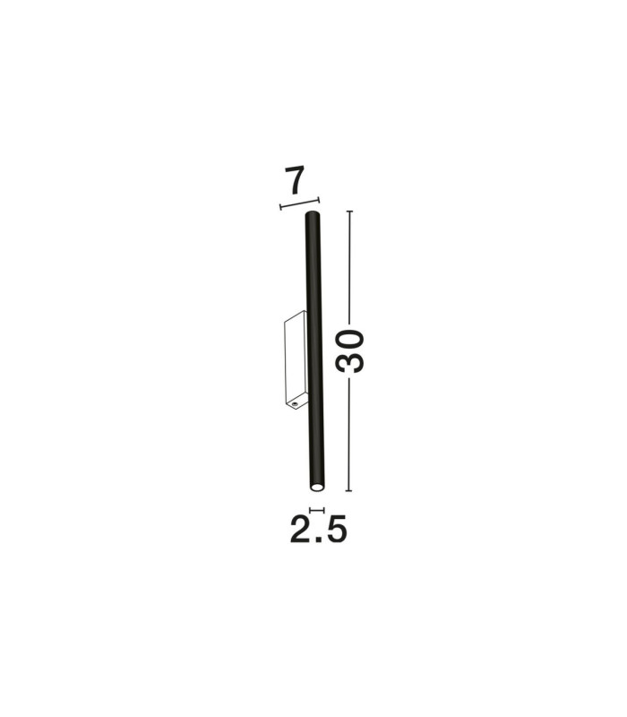 Paron Up & Down Wall Lamp Sandy White LED 11W 507lm 3000K-6