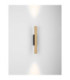 Paron Up & Down Wall Lamp Sandy Black Gold LED 11W 507lm 3000K-4