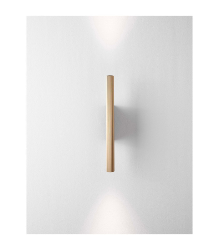 Paron Up & Down Wall Lamp Sandy Black Gold LED 11W 507lm 3000K-5