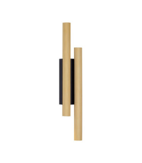 Paron Up & Down Wall Lamp Sandy Black Gold LED 15W 715lm 3000K-1