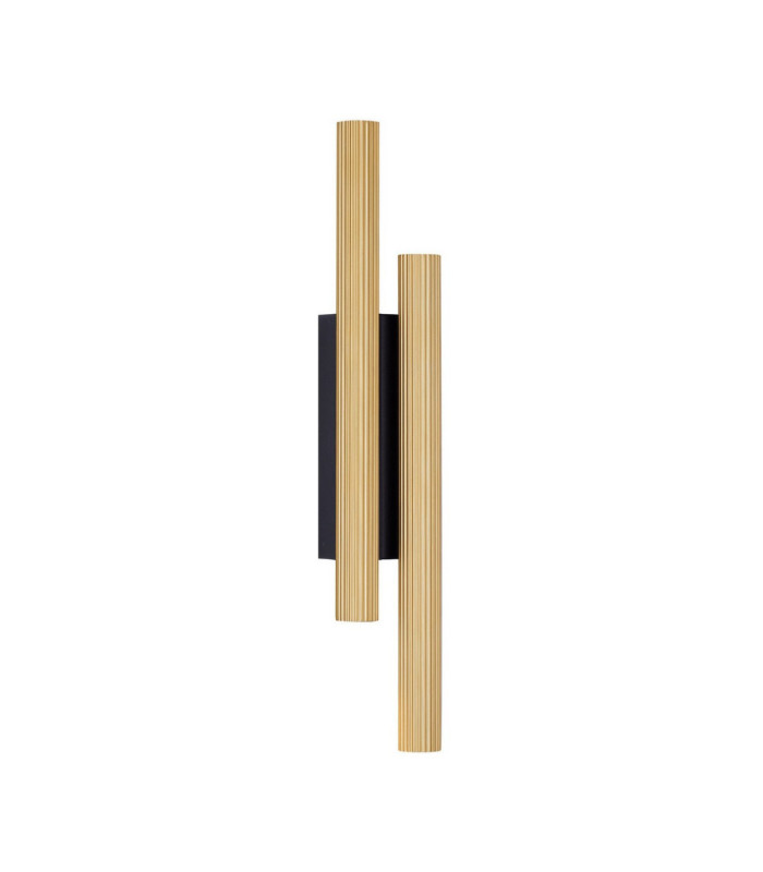 Paron Up & Down Wall Lamp Sandy Black Gold LED 15W 715lm 3000K-1