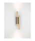 Paron Up & Down Wall Lamp Sandy Black Gold LED 15W 715lm 3000K-4