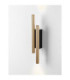 Paron Up & Down Wall Lamp Sandy Black Gold LED 15W 715lm 3000K-5