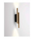 Paron Up & Down Wall Lamp Sandy Black Gold LED 15W 715lm 3000K-6