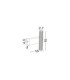 Paron Up & Down Wall Lamp Sandy White LED 6W 326lm 3000K-9