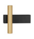 Paron Up & Down Wall Lamp Sandy Black Gold LED 6W 326lm 3000K-1
