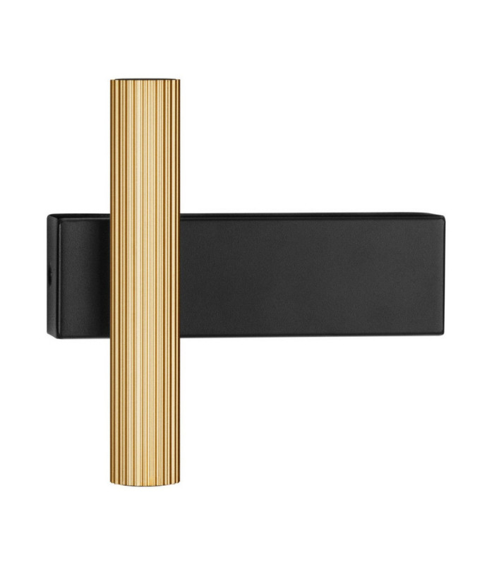 Paron Up & Down Wall Lamp Sandy Black Gold LED 6W 326lm 3000K-1