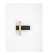 Paron Up & Down Wall Lamp Sandy Black Gold LED 6W 326lm 3000K-3