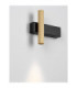 Paron Up & Down Wall Lamp Sandy Black Gold LED 6W 326lm 3000K-6
