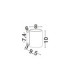 Dazle Up & Down Wall Lamp Sandy White LED G9 1x5-7