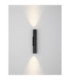 Riveta Up & Down Wall Lamp Sandy Black LED 6W 444lm 3000K-4