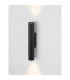 Riveta Up & Down Wall Lamp Sandy Black LED 6W 444lm 3000K-5