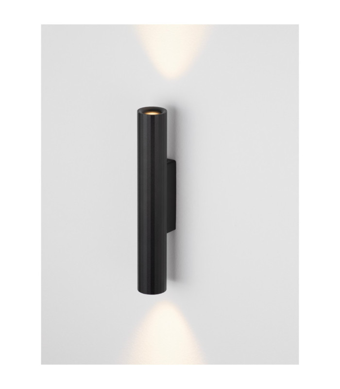 Riveta Up & Down Wall Lamp Sandy Black LED 6W 444lm 3000K-5