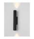 Riveta Up & Down Wall Lamp Sandy Black LED 6W 444lm 3000K-6