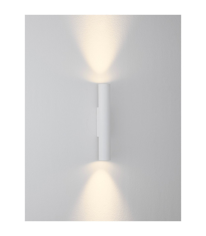 Riveta Up & Down Wall Lamp Sandy White LED 6W 444lm 3000K-4