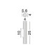 Riveta Up & Down Wall Lamp Sandy White LED 6W 444lm 3000K-6