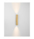 Riveta Up & Down Wall Lamp Matt Gold LED 6W 444lm 3000K-4