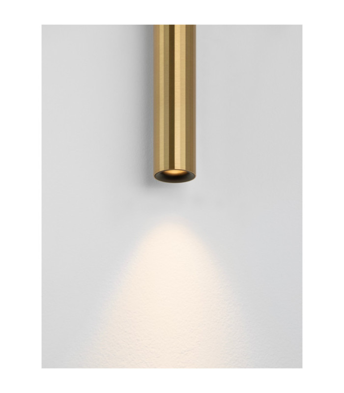 Riveta Up & Down Wall Lamp Matt Gold LED 6W 444lm 3000K-6
