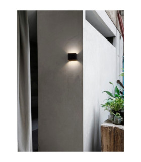 Epic Up & Down Wall Lamp Black LED 6W 579lm 3000K-2