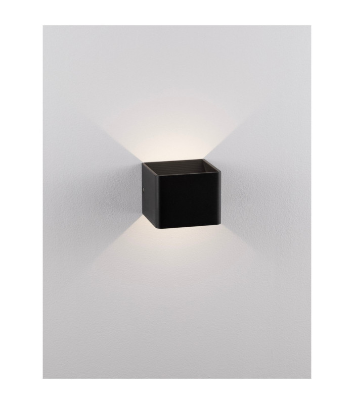 Epic Up & Down Wall Lamp Black LED 6W 579lm 3000K-4