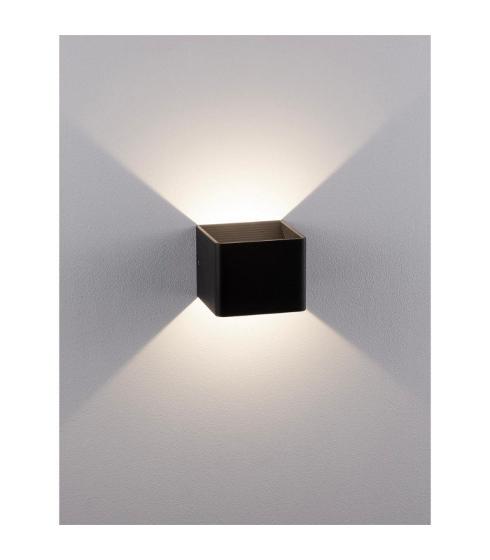 Epic Up & Down Wall Lamp Black LED 6W 579lm 3000K-5