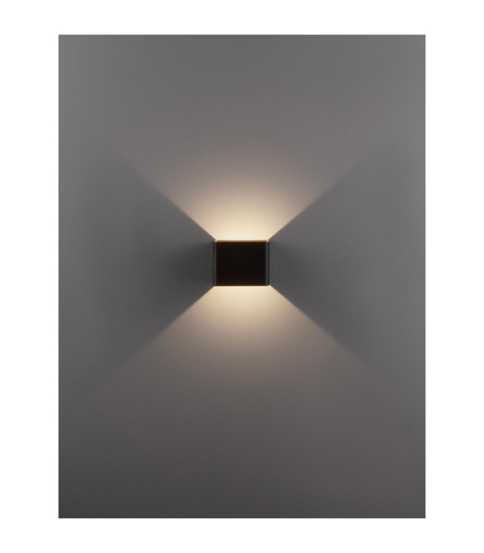 Epic Up & Down Wall Lamp Black LED 6W 579lm 3000K-7