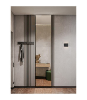 Oti Up & Down Wall Lamp Matt Black LED 10W 487lm 3000K-2