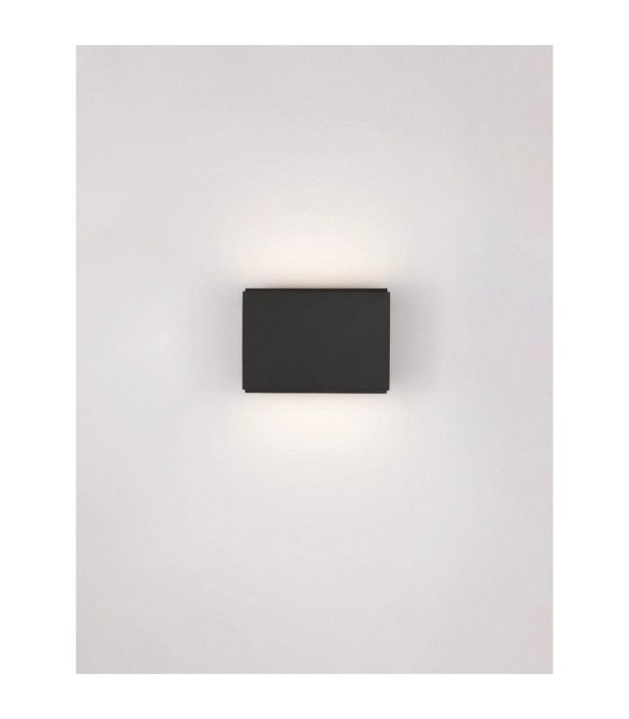 Oti Up & Down Wall Lamp Matt Black LED 10W 487lm 3000K-5