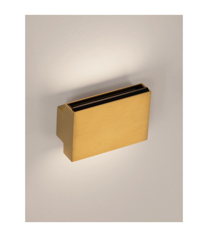 Oti Up & Down Wall Lamp Matt Gold LED 10W 487lm 3000K-8