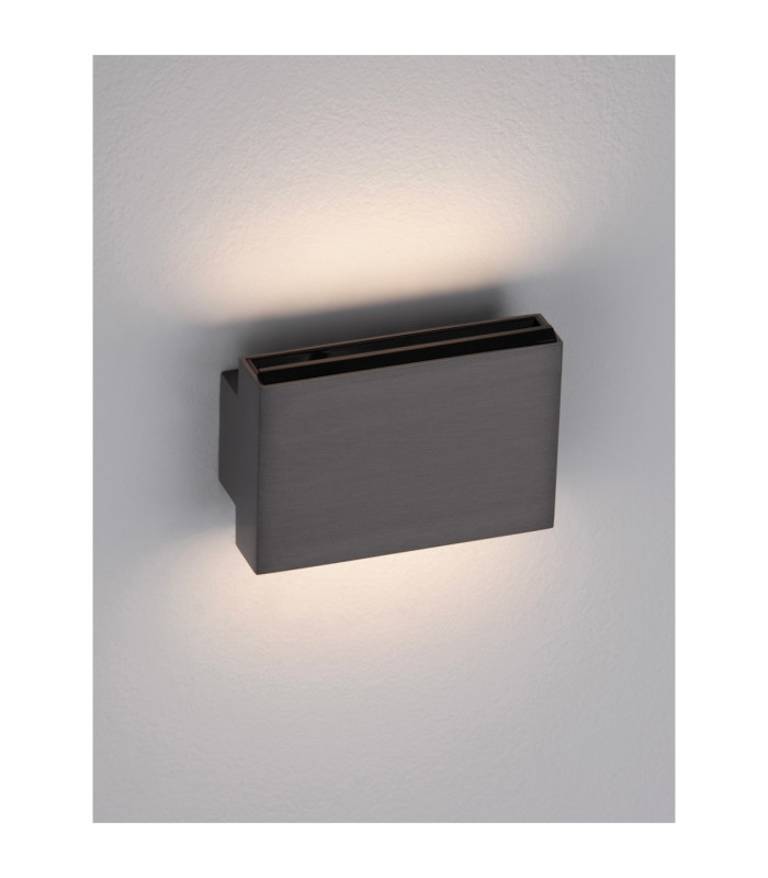 Oti Up & Down Wall Lamp Black Nickel LED 10W 487lm 3000K-2