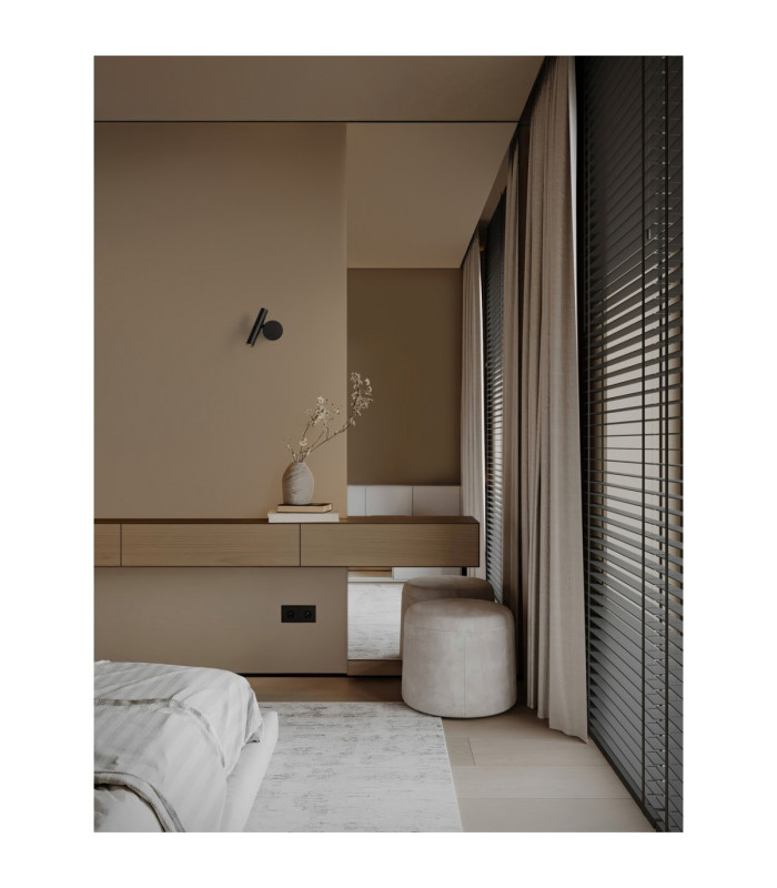 Ciclo Reading Wall Light Sandy Black Touch Dimmable LED 4W 166lm 3000K-2
