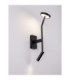 Logos Reading Wall Light Sandy Black LED 9W 487lm 3000K-5