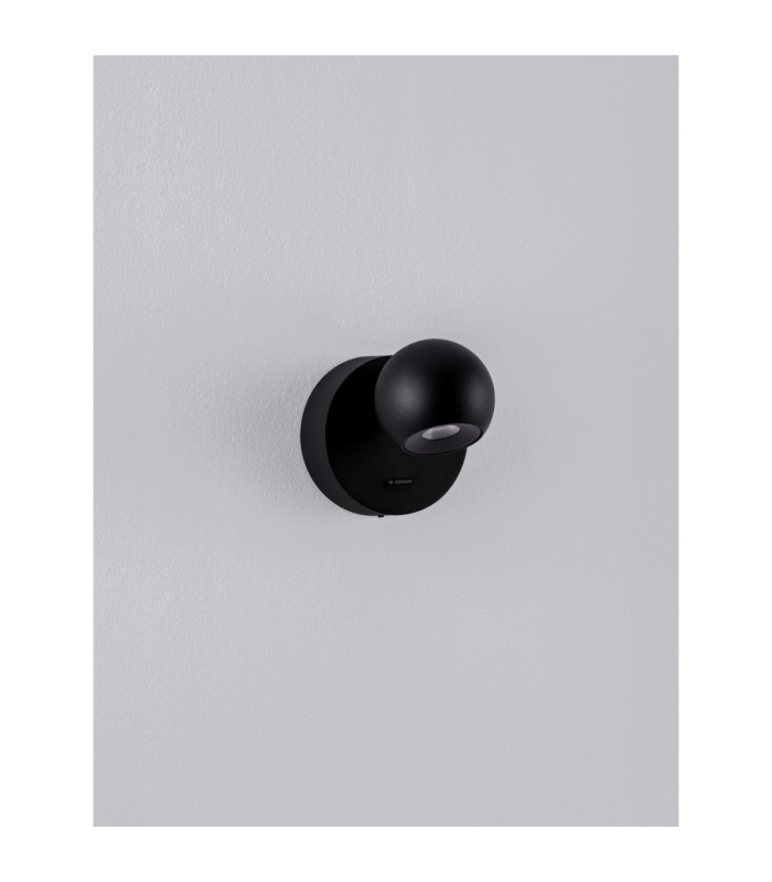 Sfera Reading Wall Light Sandy Black LED 6W 390lm 3000K-3