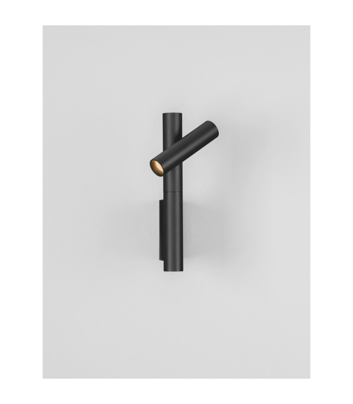 Arco Reading Wall Light Sandy Black Touch Dimmable LED 4W 192lm 3000K-5