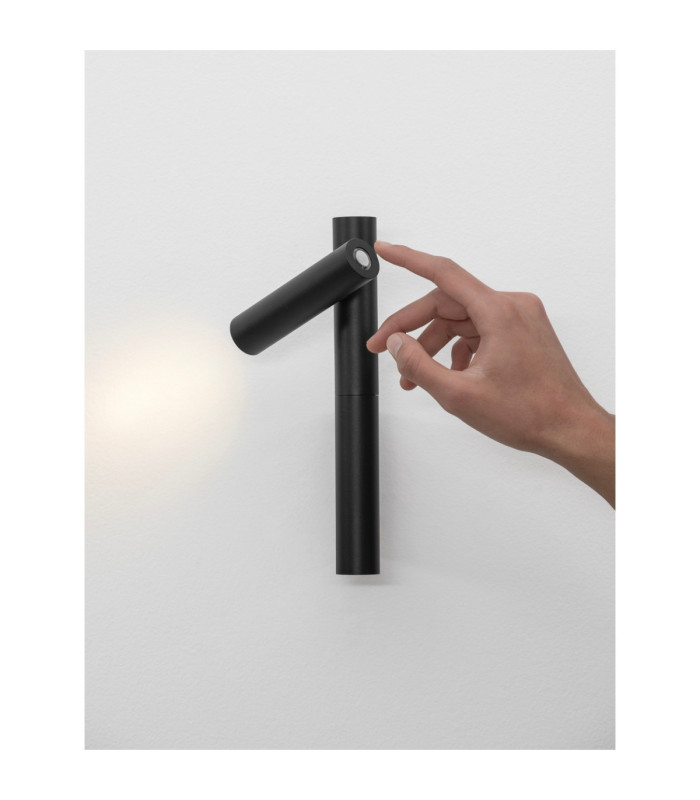Arco Reading Wall Light Sandy Black Touch Dimmable LED 4W 192lm 3000K-8