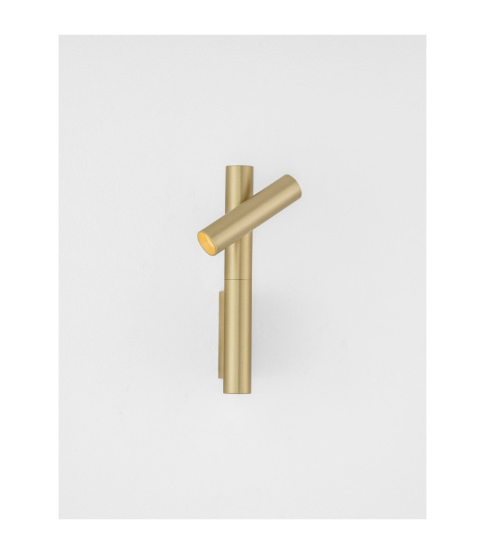 Arco Reading Wall Light Gold Touch Dimmable LED 4W 192lm 3000K-5