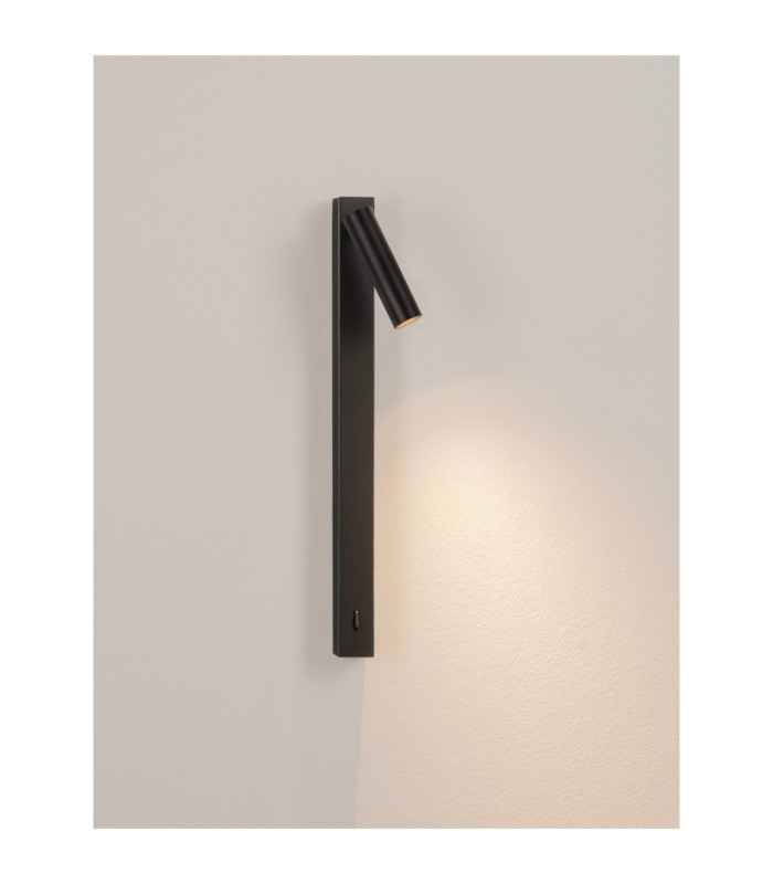 Tondo Reading Wall Light Sandy Black LED 3W 165lm 3000K Switch On/Off-4