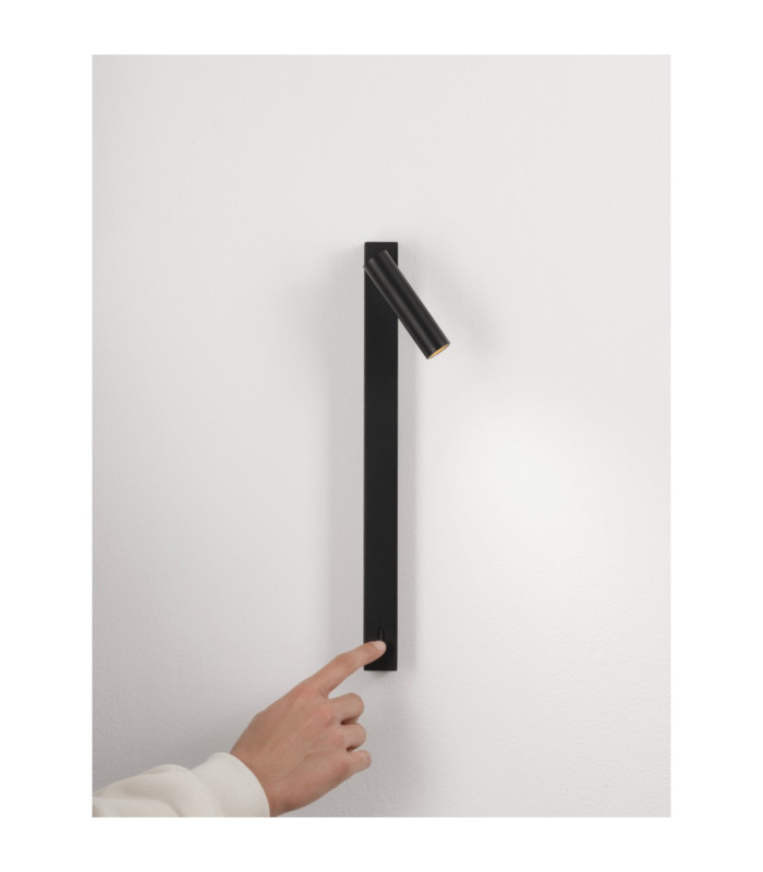 Tondo Reading Wall Light Sandy Black LED 3W 165lm 3000K Switch On/Off-5