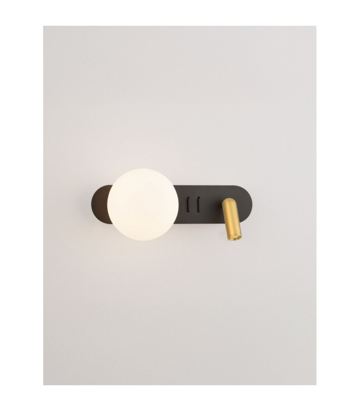 Noble Reading Wall Light Sandy Black LED 3W 182lm 3000K Switch On/Off-4