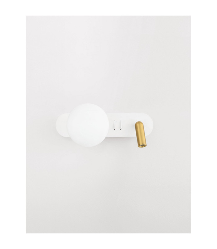 Noble Reading Wall Light Sandy White LED 3W 182lm 3000K Switch On/Off-3