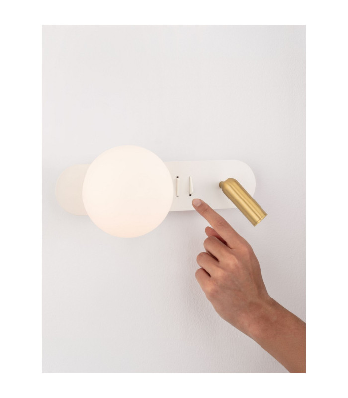 Noble Reading Wall Light Sandy White LED 3W 182lm 3000K Switch On/Off-6