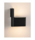 Flusso Up & Down Wall Lamp Sandy Black LED 5W 189lm 3000K Switch On/Off-7