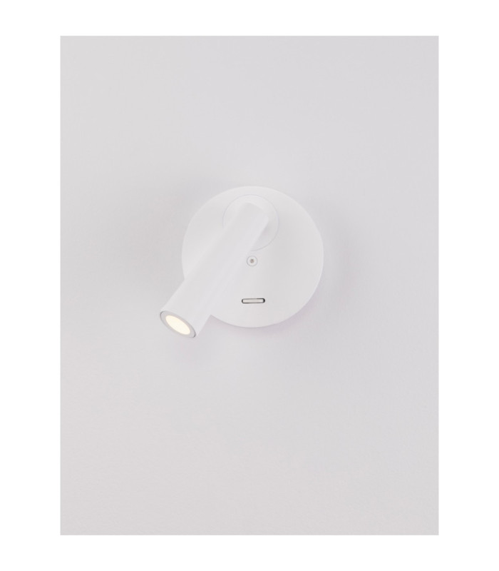 Tico Reading Wall Light Matt White LED 3W 189lm 3000K Switch On/Off-6